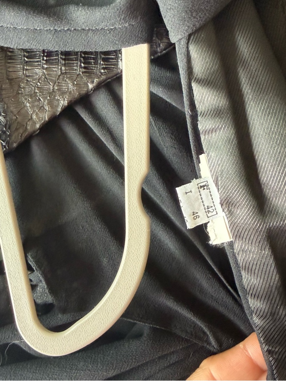 Plein Sud Python Textured Leather-Front Vest - Picture 3 of 4